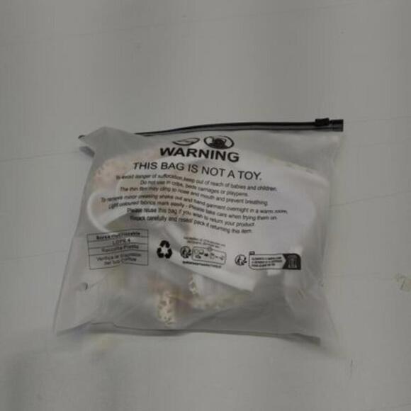 White Textured Triangle Bikini Set - Picture 5 of 5